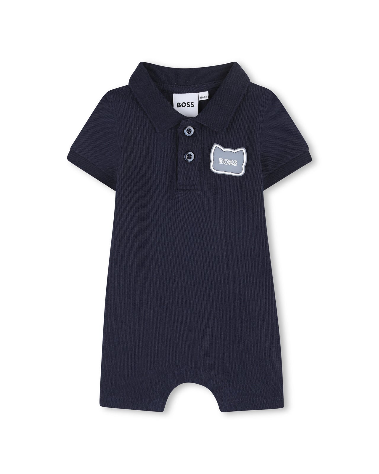 BOSS Pañelero exterior para bebe logo gatito marino