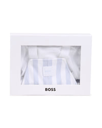 Thumbnail for BOSS Set de overall y polo en rayas para bebe