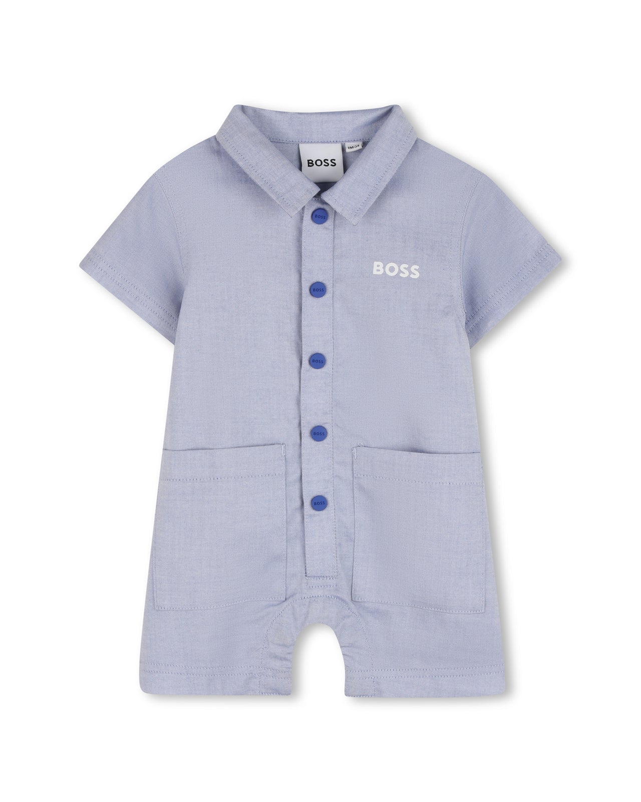 BOSS Pañalero exterior para bebe con gorro color azul