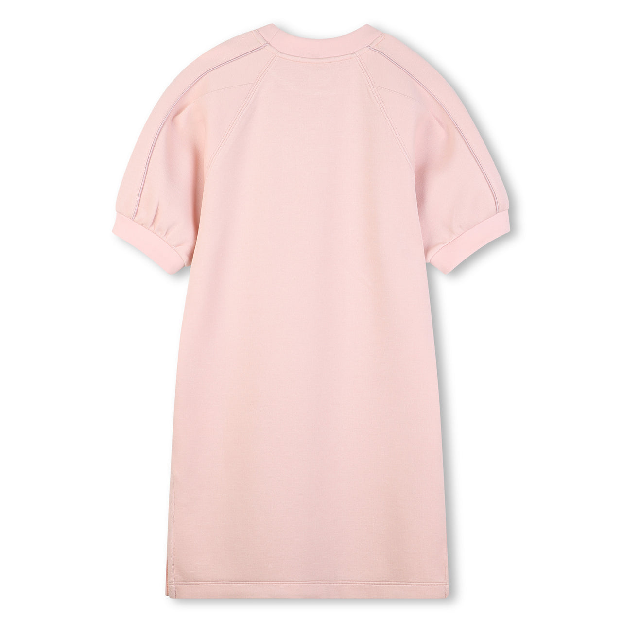 BOSS Vestido para niña rosa pequeño logo en aplicacion
