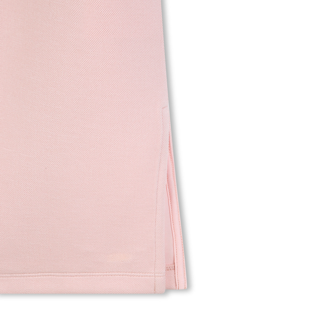 BOSS Vestido para niña rosa pequeño logo en aplicacion