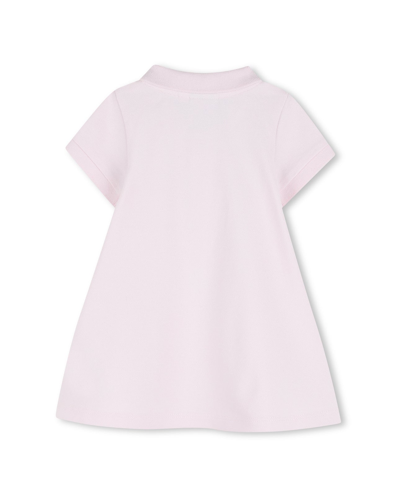 BOSS Vestido para bebe rosa pequeño logo bordado gatito
