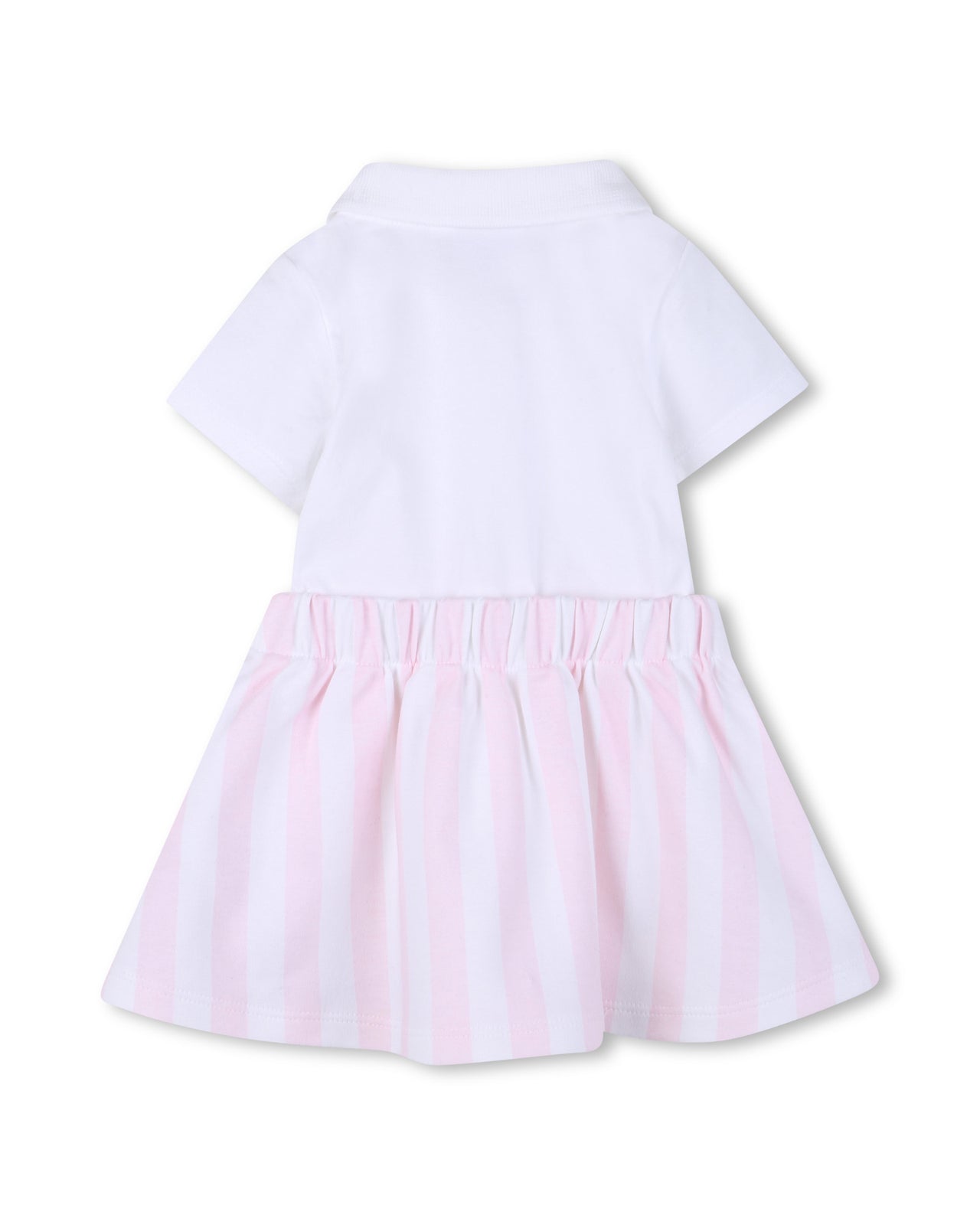 BOSS Vestido para bebe en 2 tonos pequeño logo