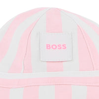 Thumbnail for BOSS Gorro para bebe niña rosa rayado