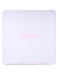 Thumbnail for BOSS Cobija para bebe niña reversible a rayas