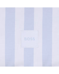 Thumbnail for BOSS Cobija para bebe reversible a rayas azul cielo