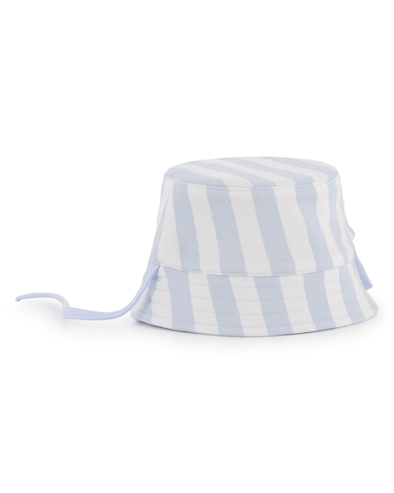 BOSS Gorro para bebe reversible azul cielo y lineas por el otro lado