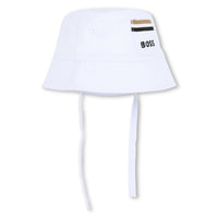 Thumbnail for BOSS Gorro para bebe unisex blanco lineas Boss