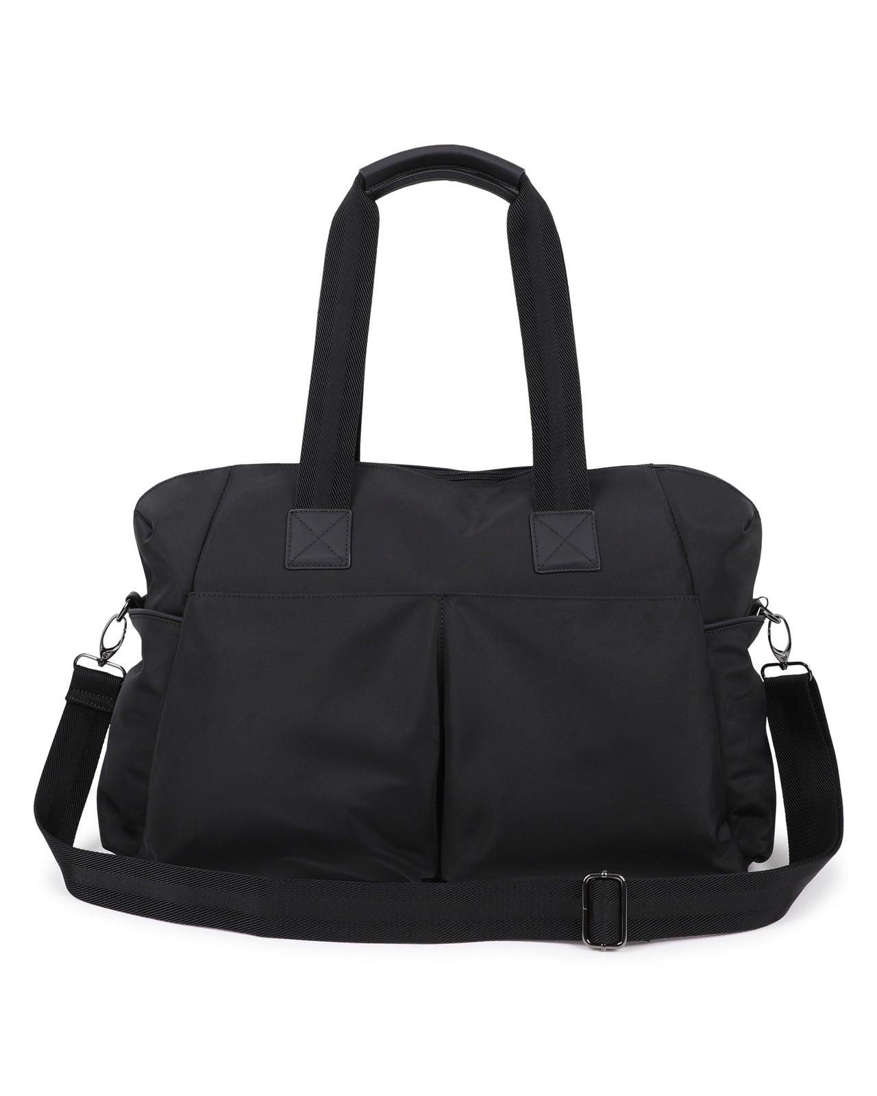 BOSS Pañalera con accesorios, ajustable, color negro