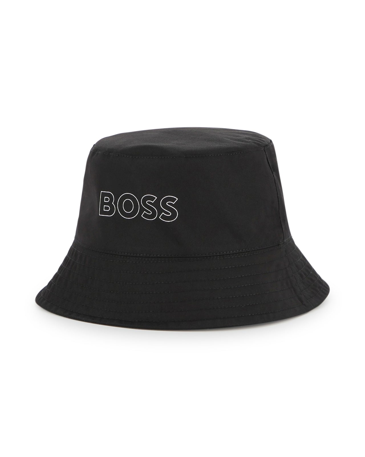 BOSS Gorro para bebe reversible negro