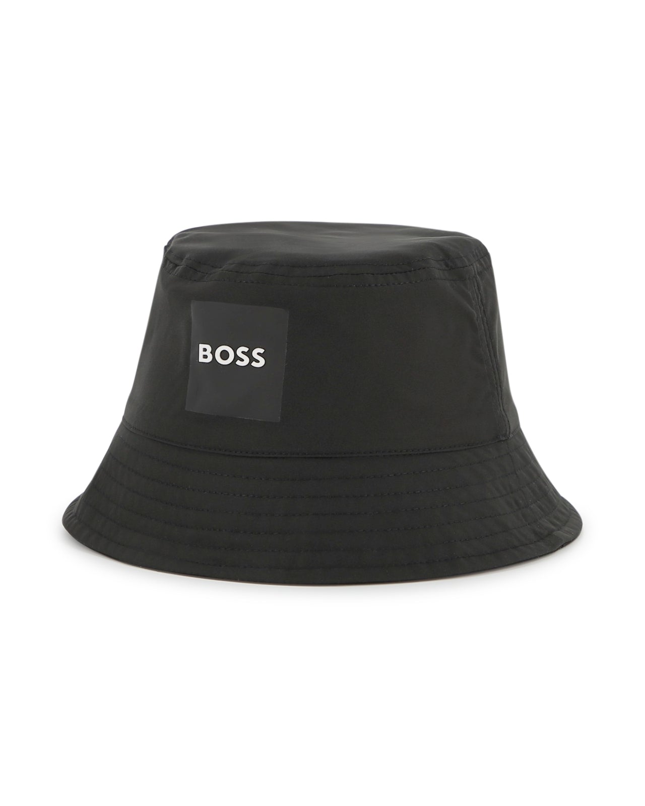 BOSS Gorro para bebe reversible negro