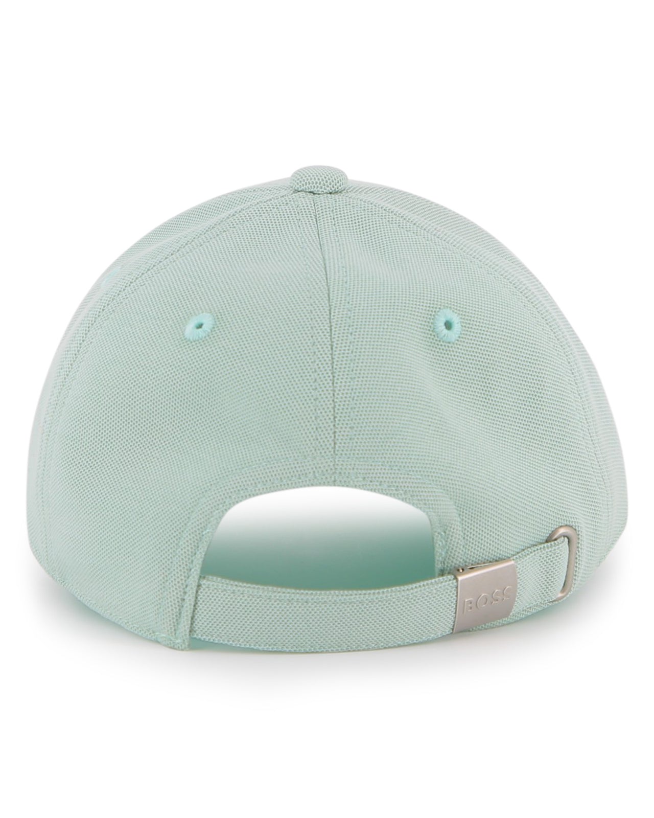 BOSS Gorra color green bay para niño y teen logo bordado en azul