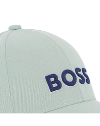 Thumbnail for BOSS Gorra color green bay para niño y teen logo bordado en azul