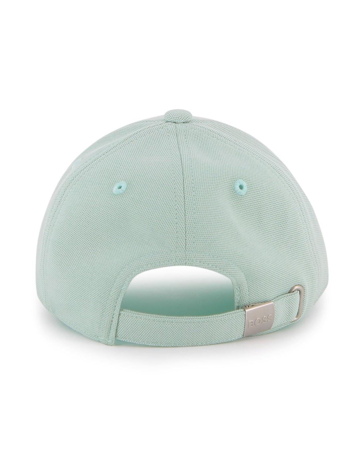 BOSS Gorra color green bay para niño y teen logo bordado en azul
