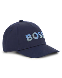 Thumbnail for BOSS Gorra color marino para niño y teen aplicacion logo brillante