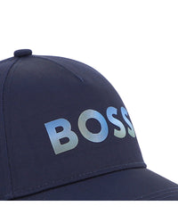 Thumbnail for BOSS Gorra color marino para niño y teen aplicacion logo brillante