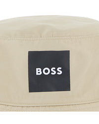 Thumbnail for BOSS Gorro para bebe reversible cookie y beige por el otro lado