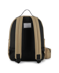 Thumbnail for BOSS Backpack para niño y teen con bolsa tipo piel beige detalles en negro
