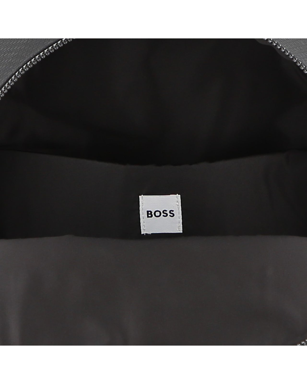 BOSS backpack para niño y Teen color negro bolsa frontal all over print logo