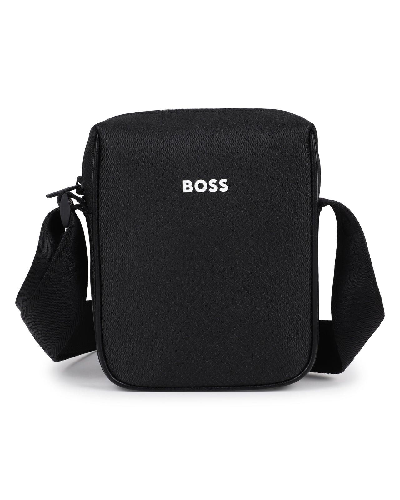 Boss cross body o pasaportera para niño y teen negra