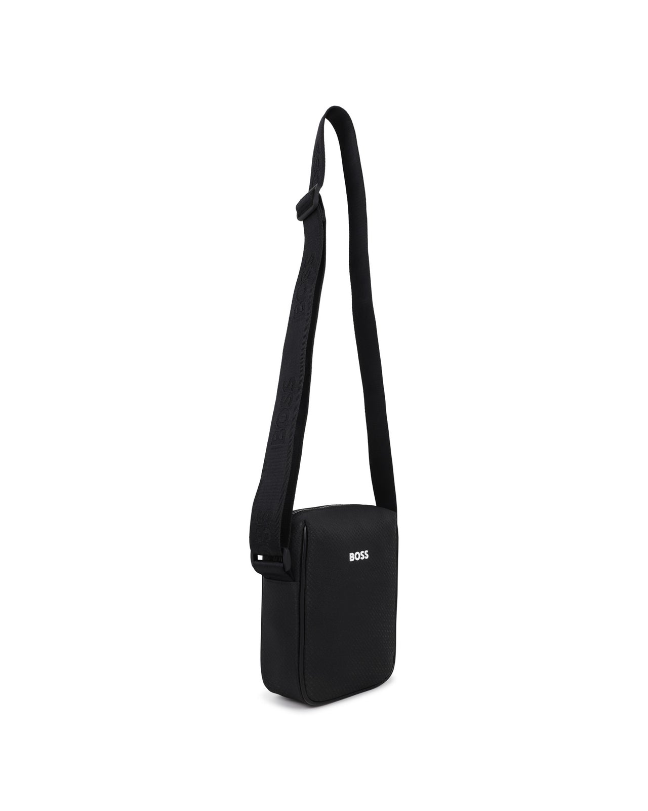 Boss cross body o pasaportera para niño y teen negra
