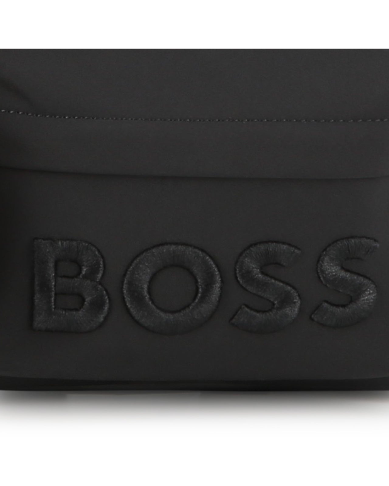 BOSS backpack para niño y Teen color negro con llavero de peluche