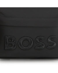 Thumbnail for BOSS backpack para niño y Teen color negro con llavero de peluche