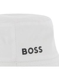 Thumbnail for BOSS Gorro para bebe reversible abeige y balnco por el otro lado