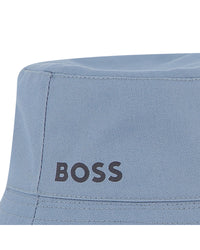 Thumbnail for BOSS Gorro para bebe reversible azul claro y marino por el otro lado