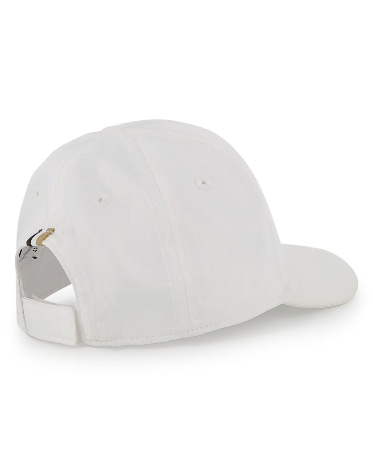 BOSS Gorra para bebe blanca pequeño logo en relieve