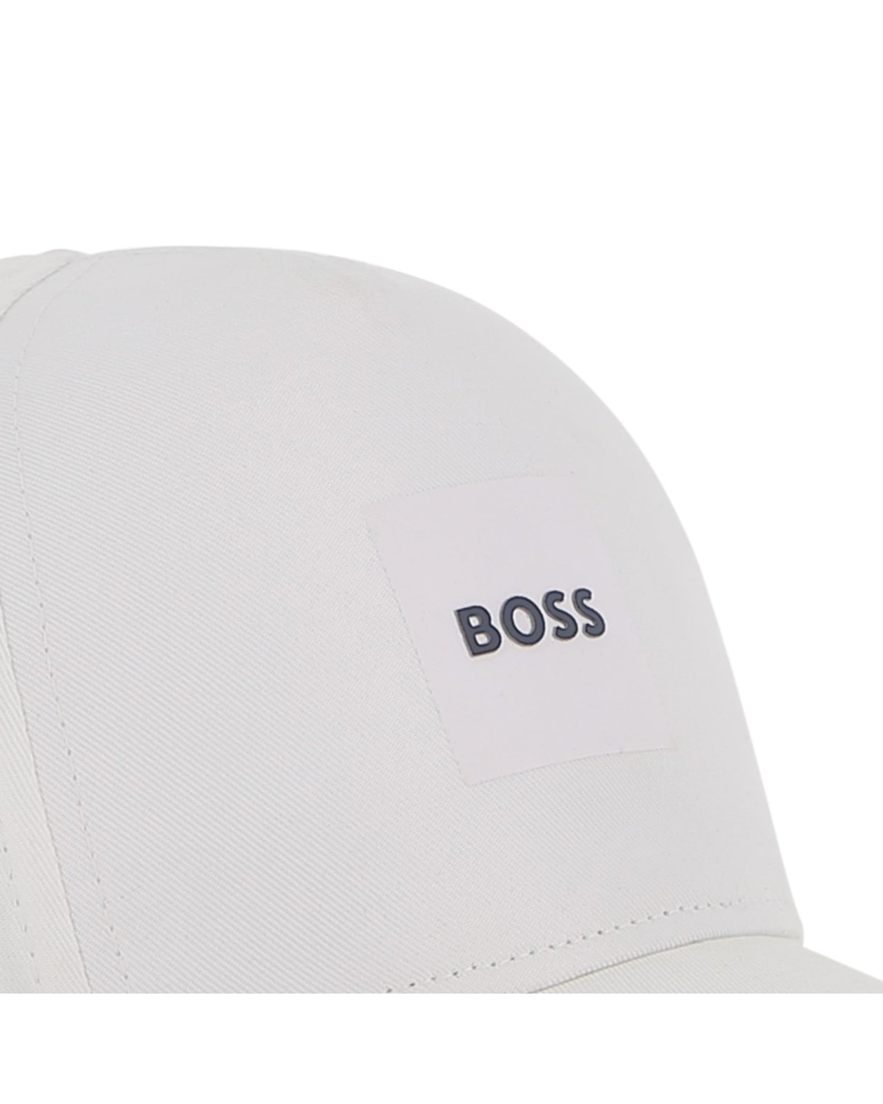 BOSS Gorra para bebe blanca pequeño logo en relieve