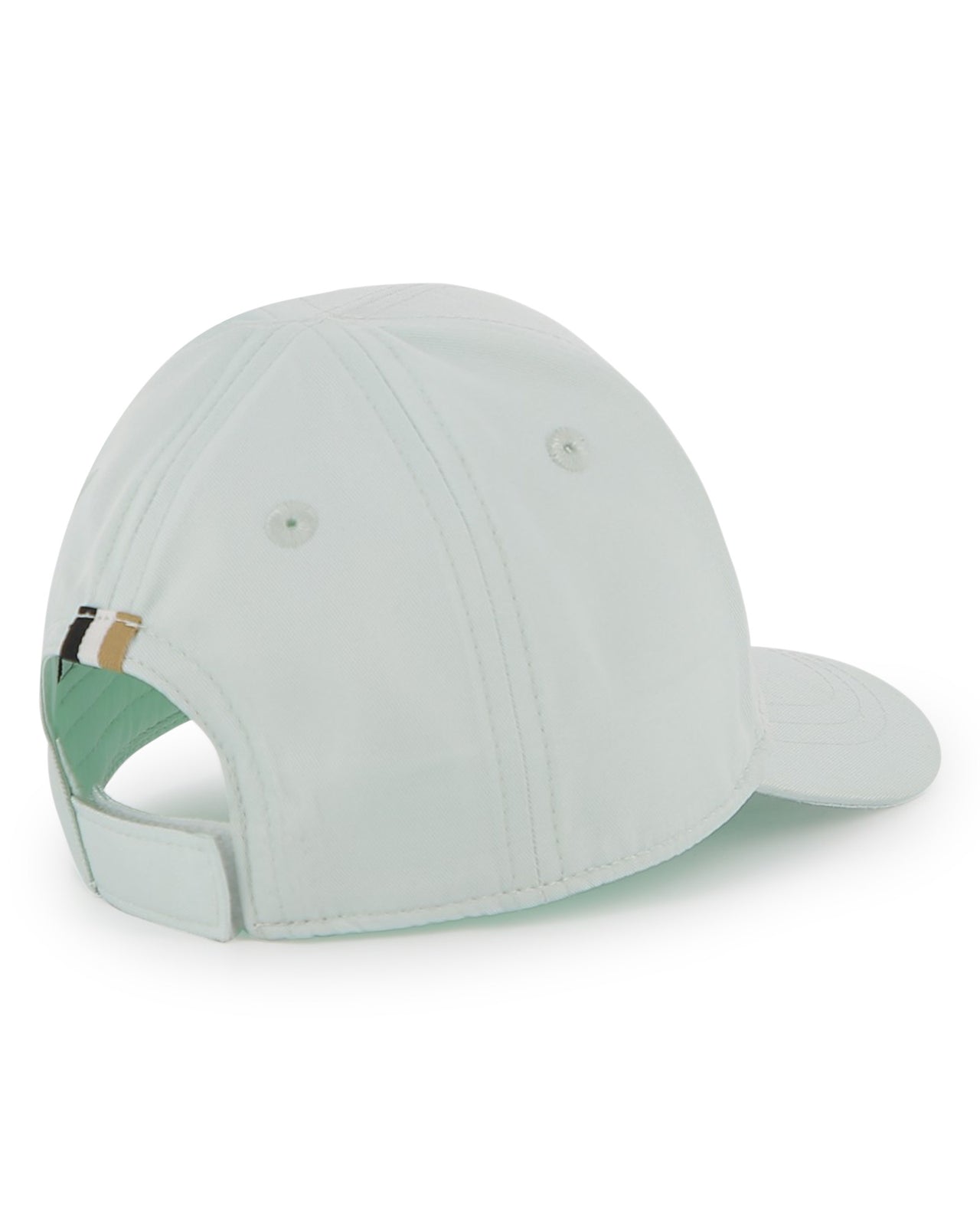 BOSS Gorra para bebe color menta pequeño logo en relieve