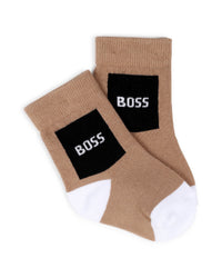 Thumbnail for BOSS Set de 3 paraes de calcetines para bebe en tonos cookie y blanco