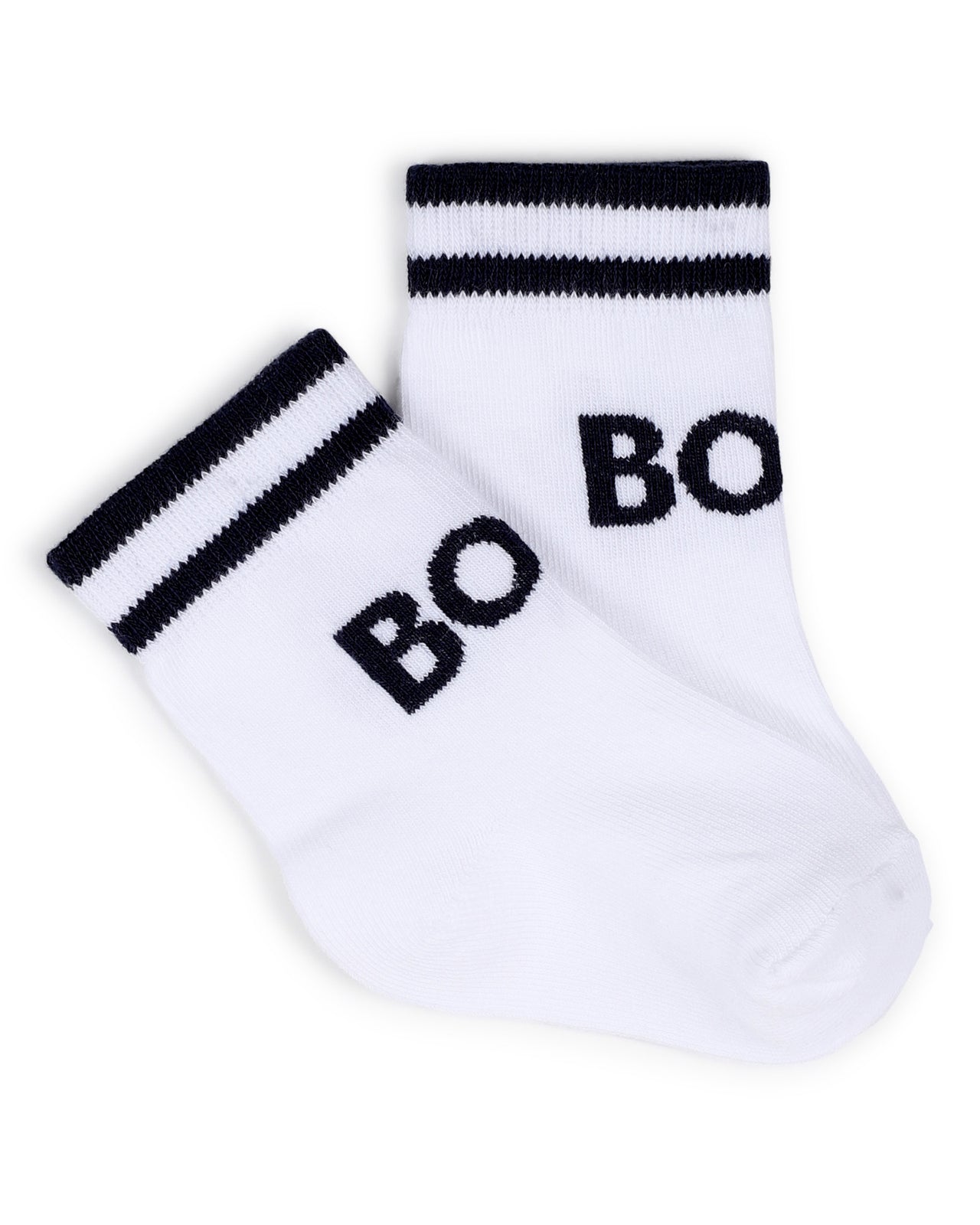 BOSS Set de 3 paraes de calcetines para bebe en tonos azules y blancos