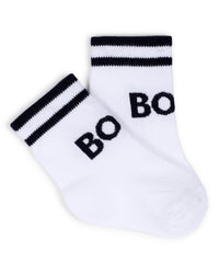 Thumbnail for BOSS Set de 3 paraes de calcetines para bebe en tonos azules y blancos