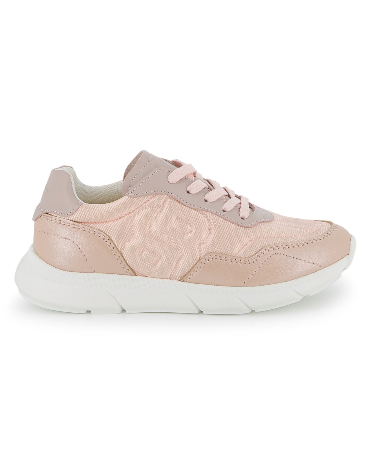 Boss tenis para niña y teen con agujetas rosas saten
