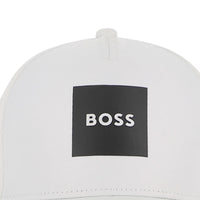 Thumbnail for BOSS Gorra blanca para niño y teen logo plastificado en relieve