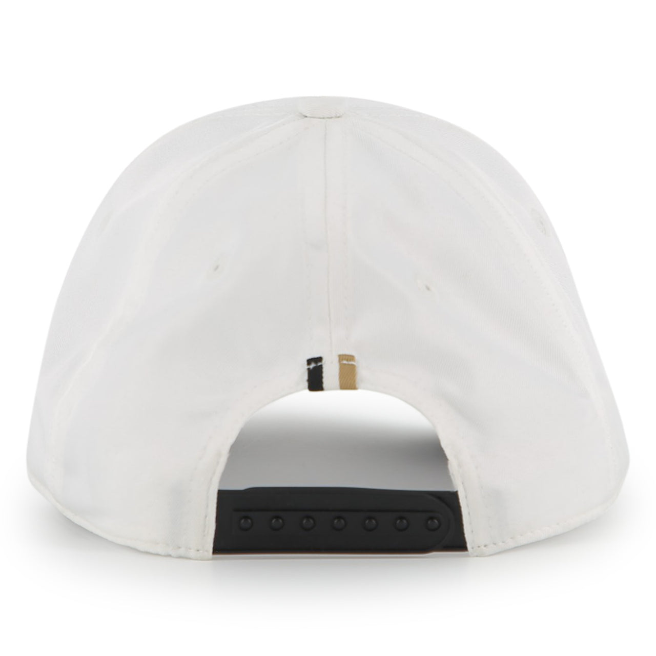 BOSS Gorra blanca para niño y teen logo plastificado en relieve