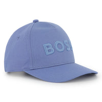 Thumbnail for BOSS Gorra azul para niño y teen logo bordado al tono