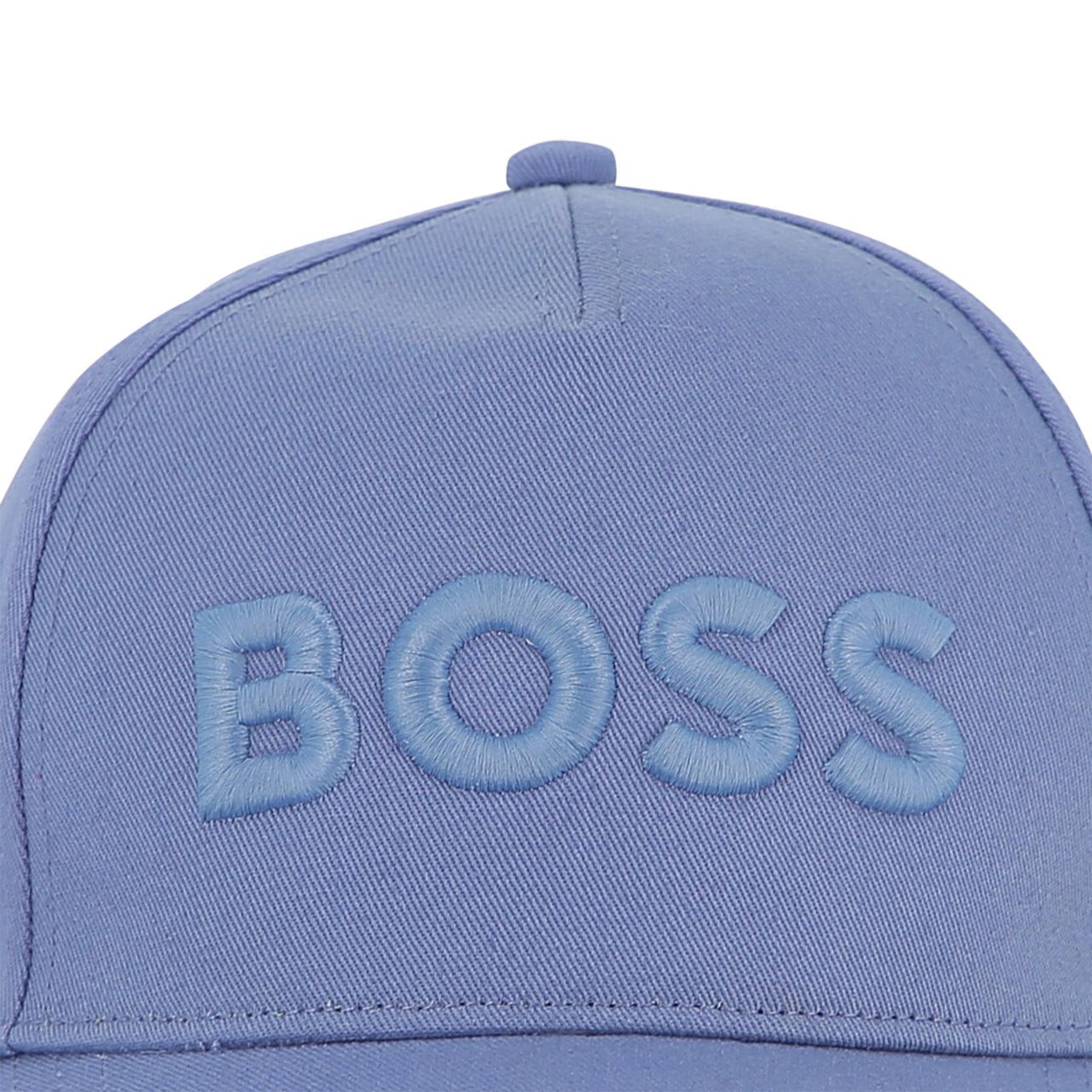 BOSS Gorra azul para niño y teen logo bordado al tono