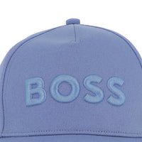 Thumbnail for BOSS Gorra azul para niño y teen logo bordado al tono