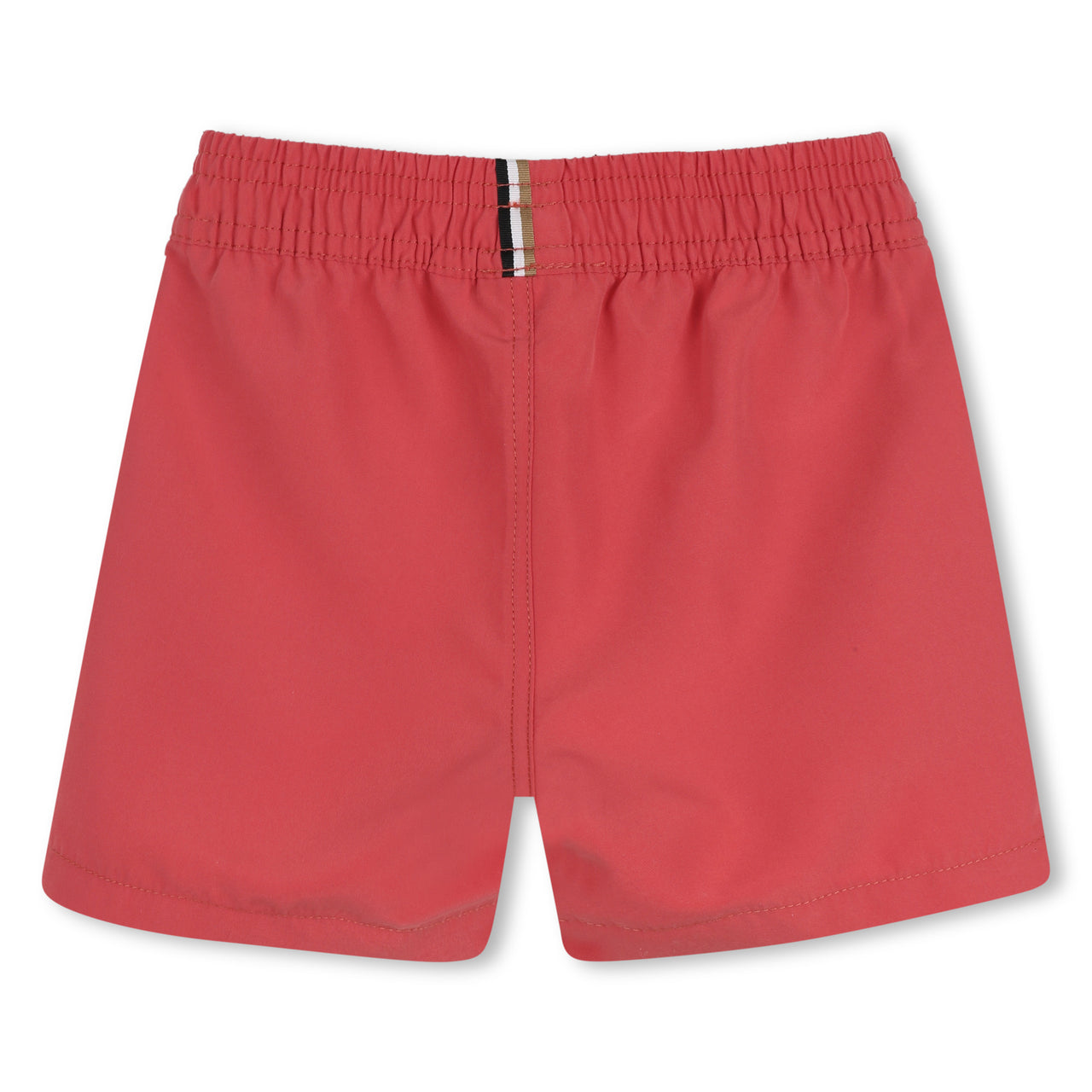 BOSS Traje de baño para bebe tipo short ajustable, rojo