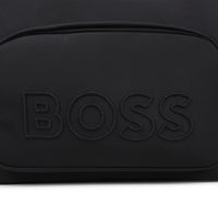 Thumbnail for BOSS Pañalera con accesorios, ajustable, color negro con llavero peluche osito