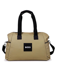 Thumbnail for BOSS Pañalera con accesorios, ajustable, color beige detalles en negro