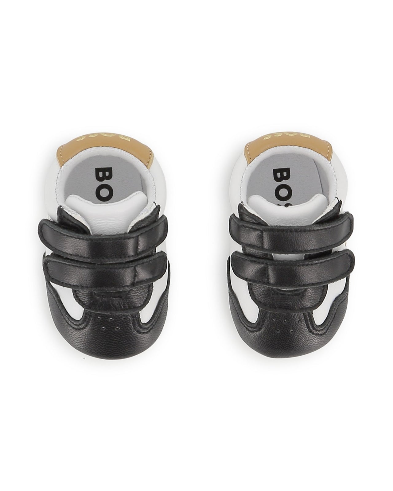 Boss tenis para bebe bicolor con velcro
