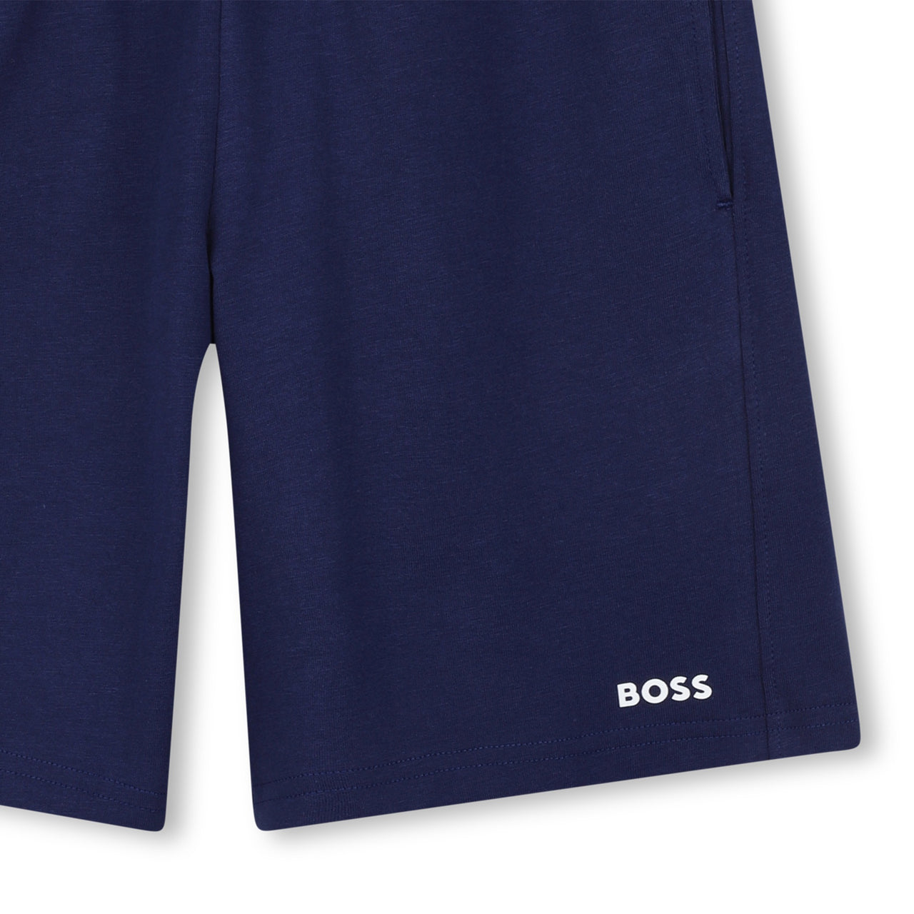 BOSS short o bermuda para niño y Teen tipo pants con jaretas ajustable azul