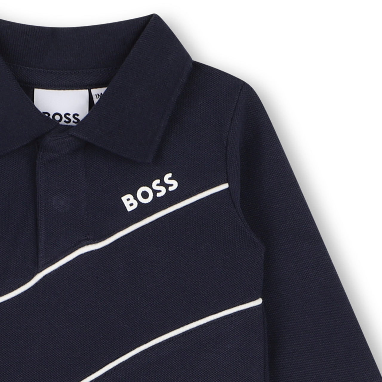 BOSS Mameluco para bebe marino 100% COTON