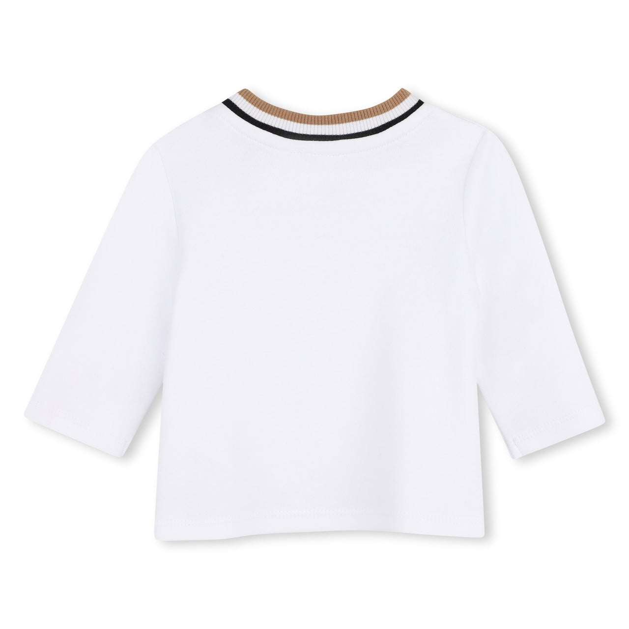 BOSS Overall para bebe color cookie con playera manga larga