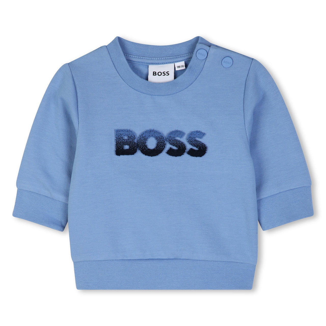 BOSS Set de playera y sudadera para bebe en tonos azules