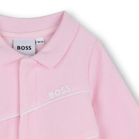 Thumbnail for BOSS Mameluco para bebe niña rosa velvet